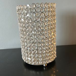 Crystal candle holder